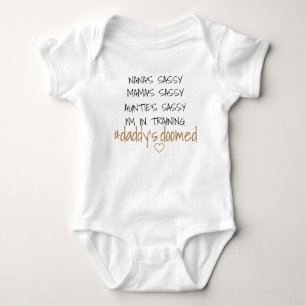 daddy's doomed baby bodysuit