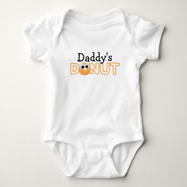 Daddy's Doughnut Baby Bodysuit (Front)