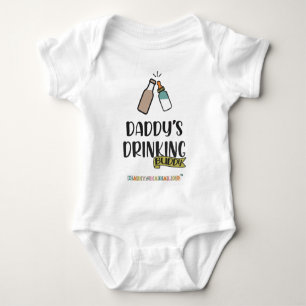 Daddy's Drinking Buddy Baby Bodysuit