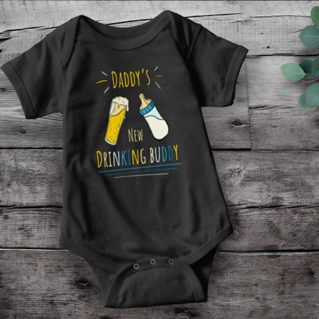 Daddy's drinking buddy baby bodysuit (Creator Uploaded)
