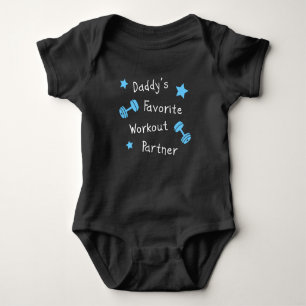Daddy's Favourite Workout Partner Baby Bodysuit
