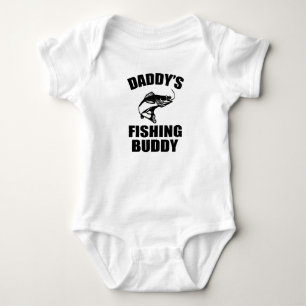 DADDY'S FISHING BUDDY BABY BODYSUIT