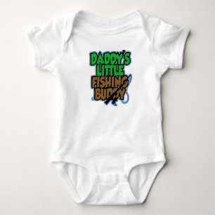 Daddys Fishing Buddy Baby Shirt