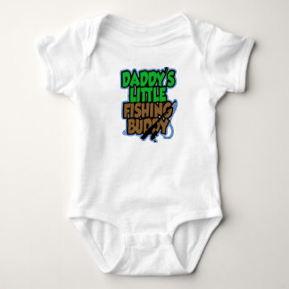 Daddys Fishing Buddy Baby Shirt