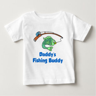 Daddy's Fishing Buddy Baby T-Shirt