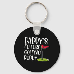 Daddy's Future Golfing Buddy  Keychain