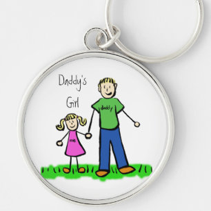 Daddy's Girl Blonde Keychain (Customize)