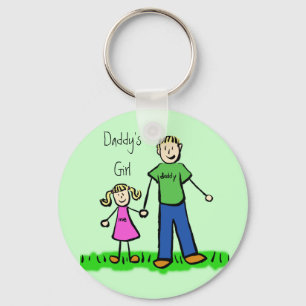 Daddy's Girl Blonde Keychain (Customize)