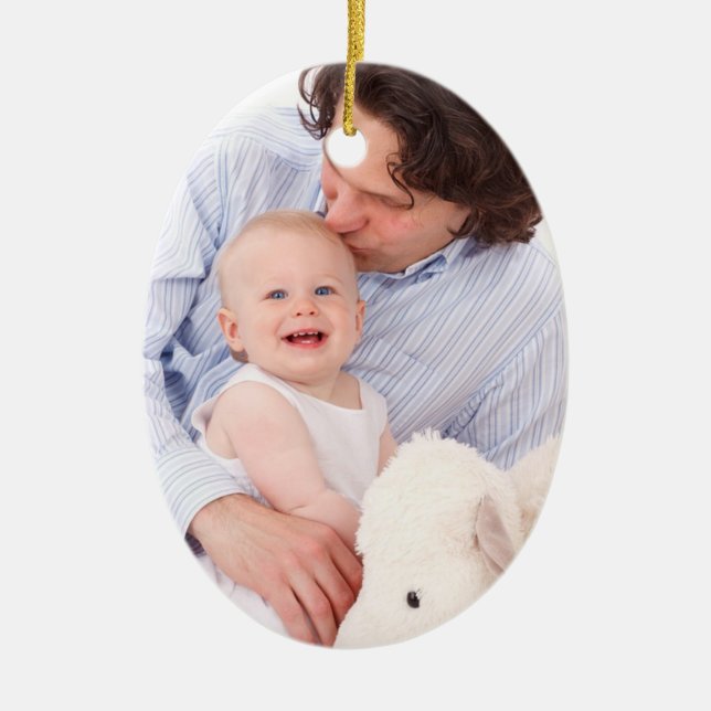 Daddy's Girl Christmas Ornament Keepsake (Front)