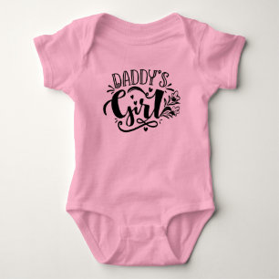 Daddy's Girl cute daddy's little girl Baby Bodysuit