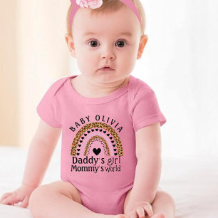 Daddy's Girl Mommy's World Mommy Baby Bodysuit