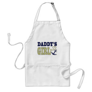Daddy's Girl Nautical Standard Apron