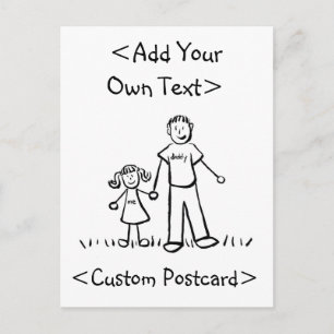 Daddy's Girl Postcard