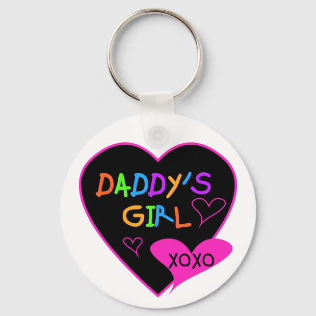 Daddy's Girl T Shirts, Mugs, Pillows, Stationary Keychain (Front)