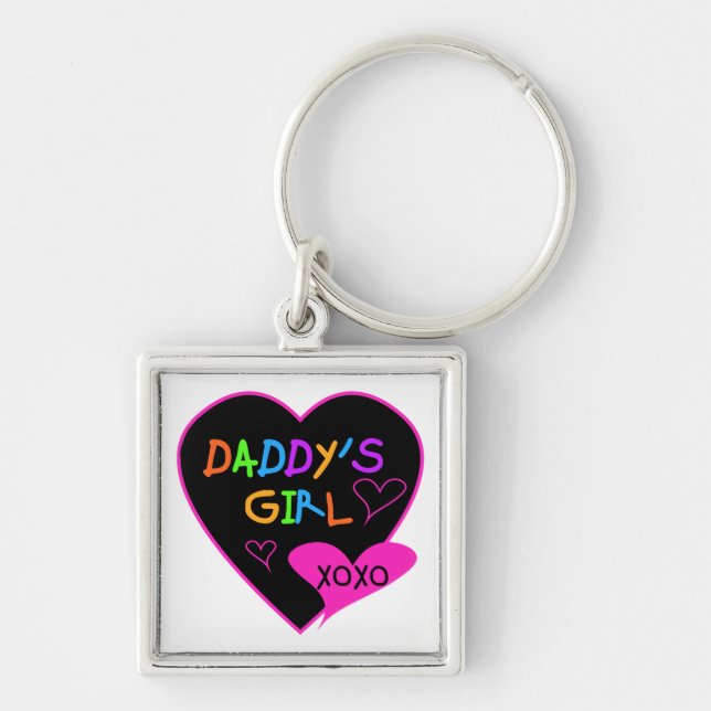 Daddy's Girl T Shirts, Mugs, Pillows, Stationary Keychain (Front)
