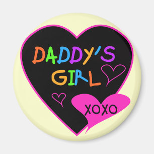 Daddy's Girl T Shirts, Mugs, Pillows, Stationary Magnet
