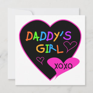 Daddy's Girl T Shirts, Mugs, Pillows, Stationary Note Card
