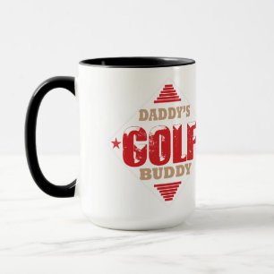 Daddys Golf Buddy Vintage Sport Distressed Coffee  Mug