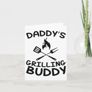 Daddy's Grilling Buddy - Kids Bbq Card