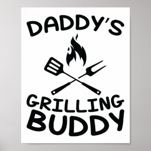 Daddy's Grilling Buddy - Kids Bbq  Poster