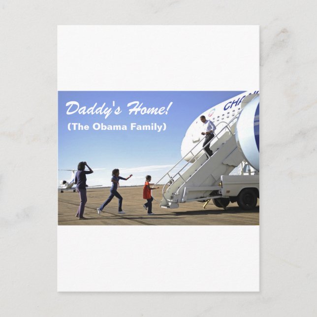 Daddy's Home Postcard (Front)