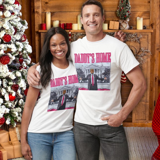Daddy's Home Trump Pink Gift T-Shirt (Creator Uploaded)
