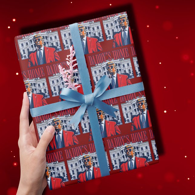 Daddy's Home Trump | White House Trump Gift Wrap (Creator Uploaded)
