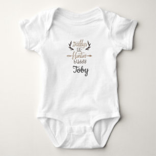 Daddy's Hunting Buddy Baby Bodysuit
