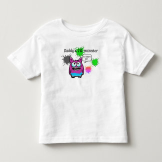 Daddy's l'il monster toddler t-shirt