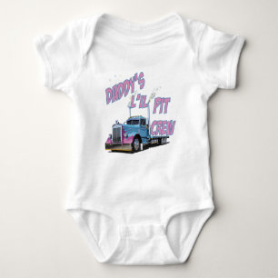 Daddy's L'il Pit Crew Baby Bodysuit