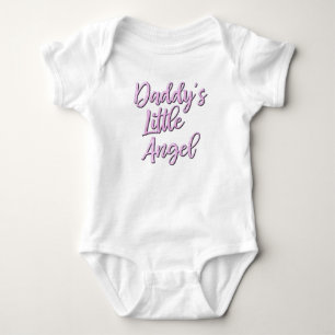 Daddy's Little Angel bodysuit for baby