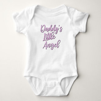 Daddy's Little Angel bodysuit for baby