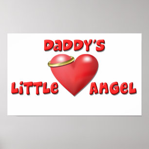 Daddy's Little Angel Print
