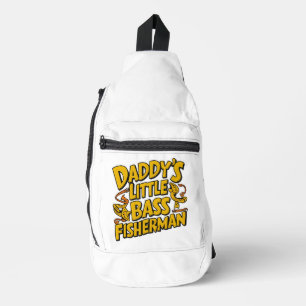 Daddys Little Bass Fisherman  Sling Bag