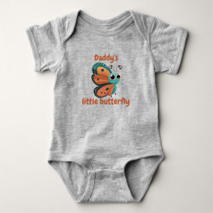 Daddy's little butterfly baby bodysuit