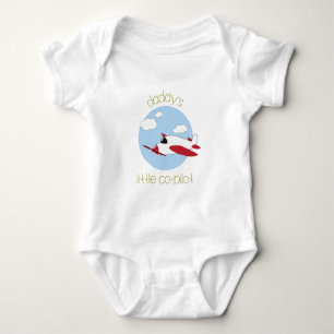 Daddy's Little Co-Pilot Baby Bodysuit