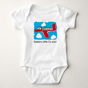 Daddy's Little Co-pilot One piece Baby Bodysuit