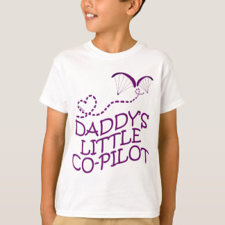 Daddy's Little Co-Pilot Paragliding Kids T-Shirt