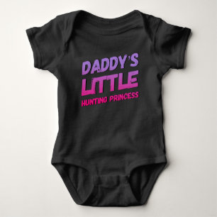 Daddy's Little Coon Hunting Princess Baby Bodysuit