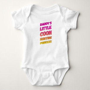 Daddy's Little Coon Hunting Princess Baby Bodysuit