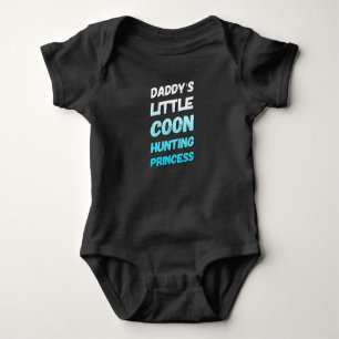 Daddy's Little Coon Hunting Princess Baby Bodysuit