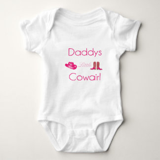 Daddy's little cowgirl infant creeper