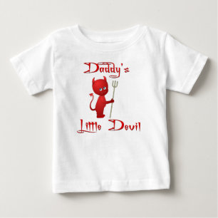 Daddy's little devil - With Wings Baby T-Shirt