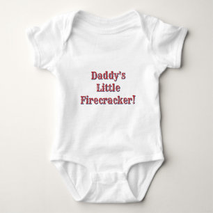 Daddy's Little Firecracker! USA 250 Fireworks Baby Bodysuit