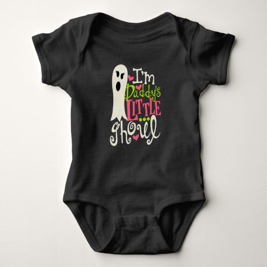 Daddy's Little Ghoul Halloween Baby Bodysuit