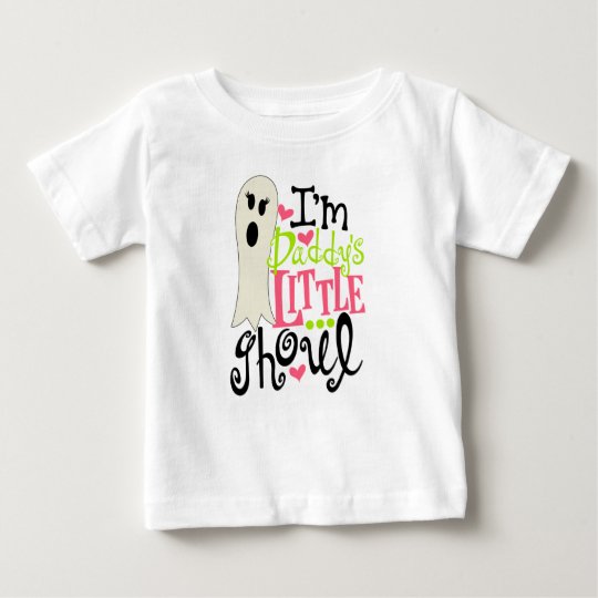 Daddy's Little Ghoul Halloween Baby T-Shirt