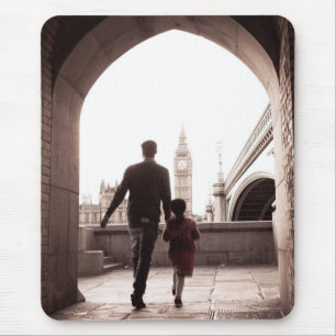 Daddy's Little Girl - Big Ben - London - Mousepad