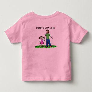 Daddy's Little Girl Drawing T-shirt (Customize)