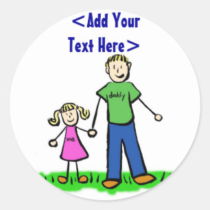 Daddy's Little Girl Sticker (Blonde)