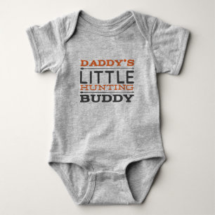 Daddy's Little Hunting Buddy Baby Bodysuit